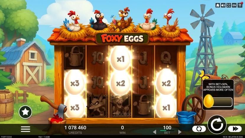 Egg Scatters with Multipliers